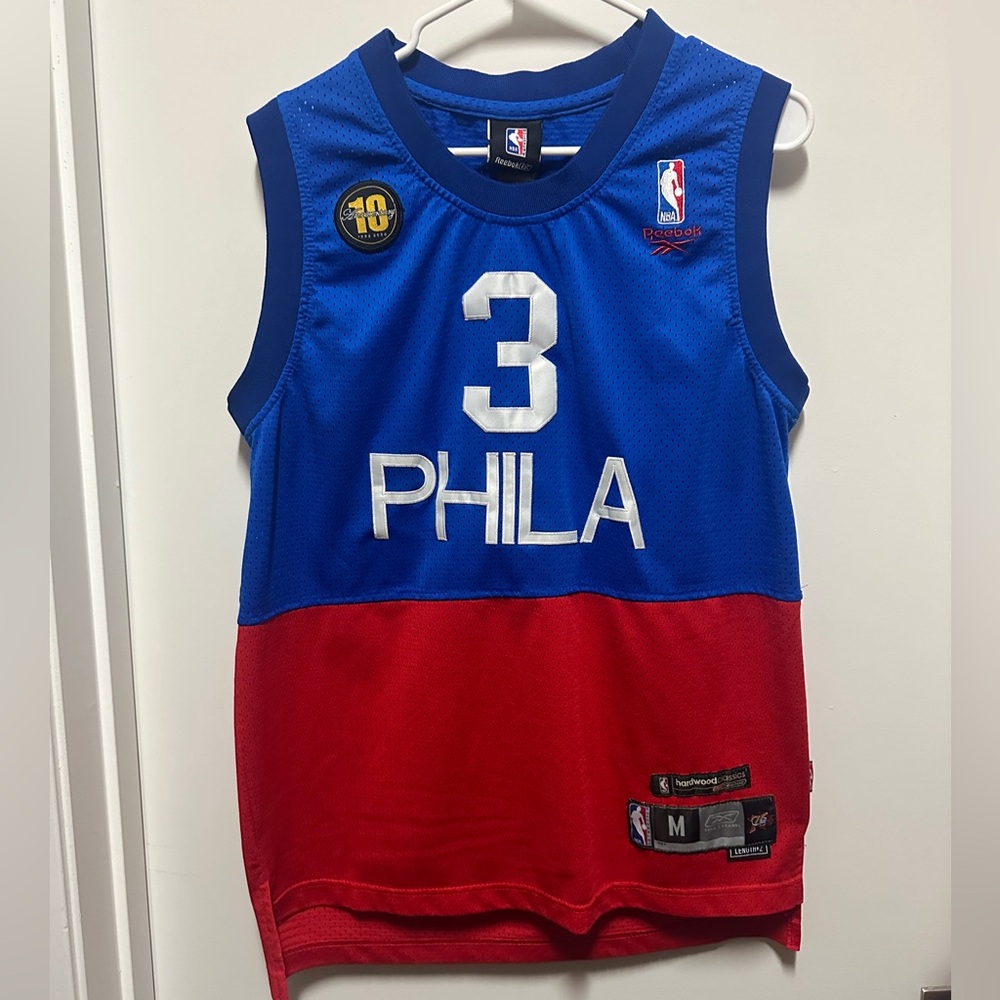 Philadelphia 76ers Allen Iverson Throwback Jersey - Medium